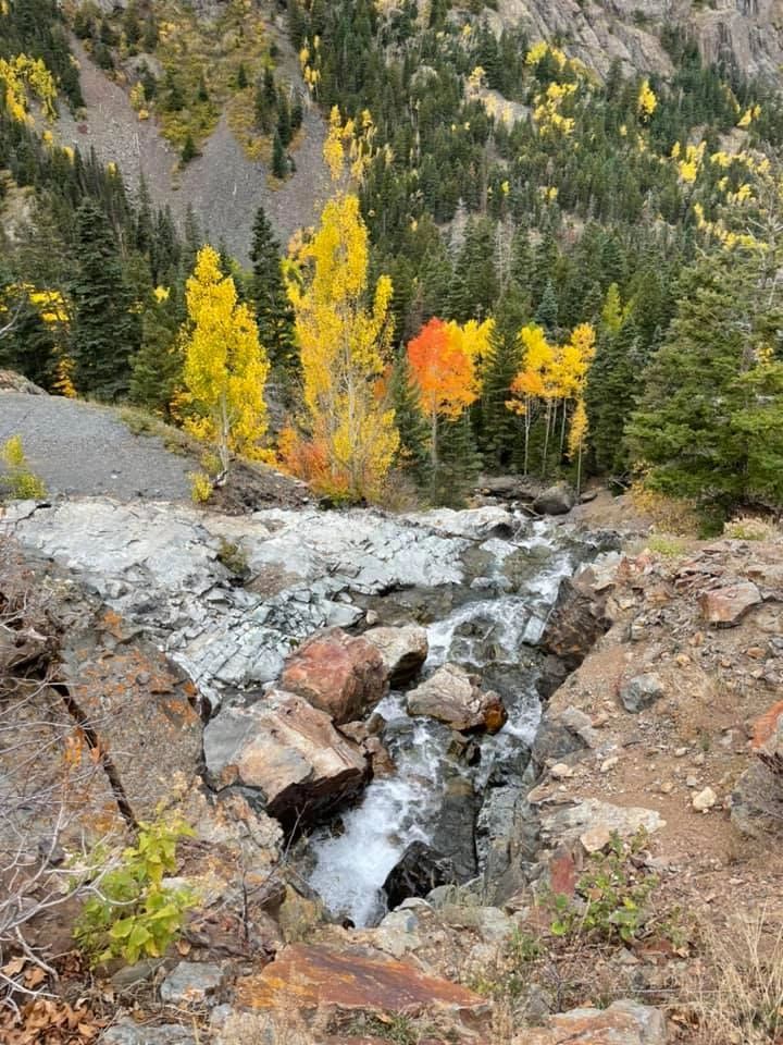 Covered entryway to ground floor units — Lumberyard Condos Ouray